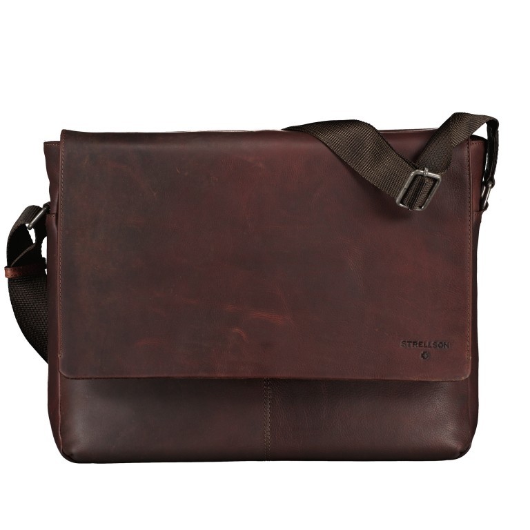 Kuriertasche Stratford 2.0 Jeremy LHF Dark Brown, Farbe: braun, Marke: Strellson, EAN: 4048835173021, Abmessungen in cm: 40x32x11, Bild 1 von 6