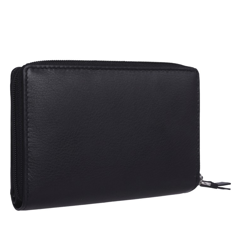 Geldbörse Helena Diethilde mit RFID-Schutz Schwarz, Farbe: schwarz, Marke: Maitre, EAN: 4006053796026, Abmessungen in cm: 12.5x9.5x3, Bild 3 von 5
