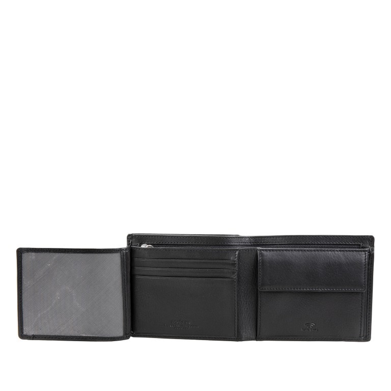Geldbörse F3 Gandolf mit RFID-Schutz Schwarz, Farbe: schwarz, Marke: Maitre, EAN: 4053533584017, Abmessungen in cm: 12x10x3, Bild 5 von 6