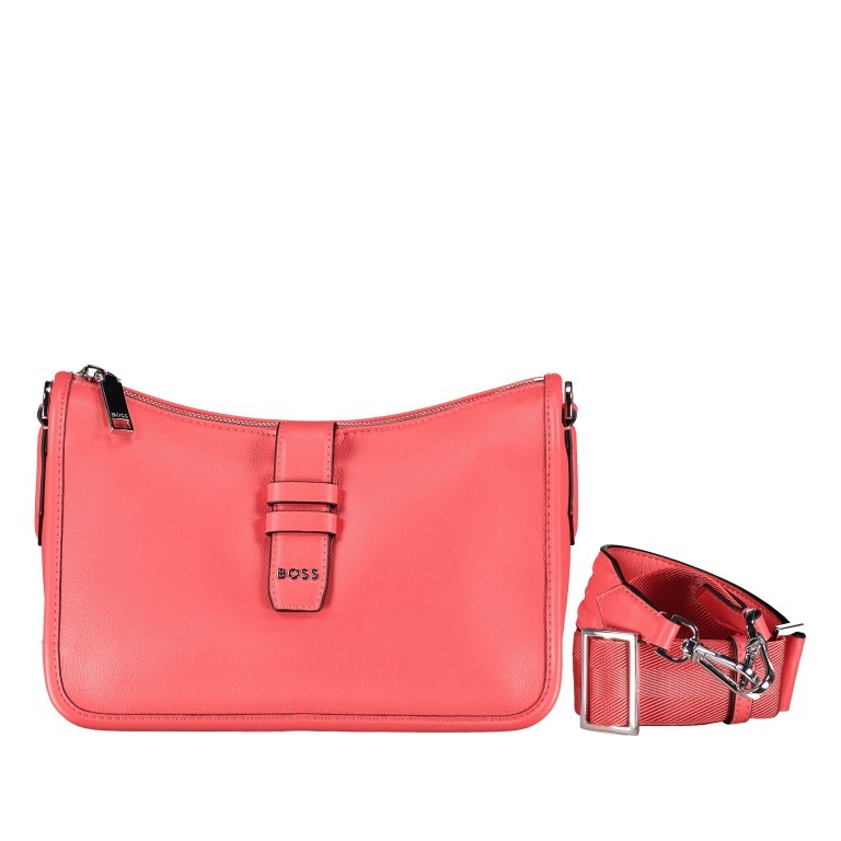 Umhängetasche Maddie Crossbody Bright Pink, Farbe: rosa/pink, Marke: Boss, EAN: 4063539994314, Abmessungen in cm: 25x16.5x11, Bild 1 von 6