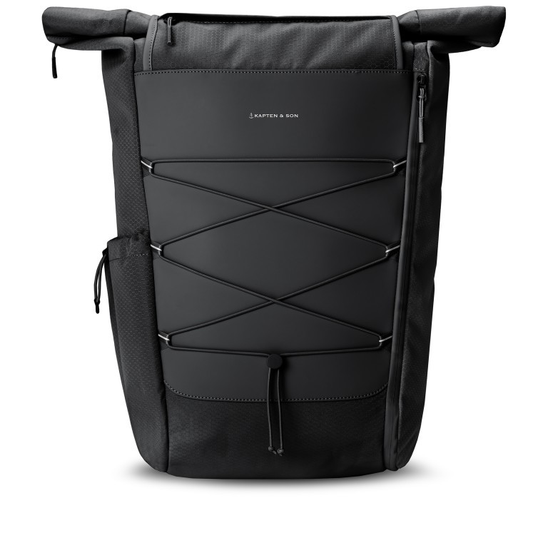 Rucksack Banff All Black, Farbe: schwarz, Marke: Kapten & Son, EAN: 4251145238377, Abmessungen in cm: 42x50x18, Bild 1 von 10