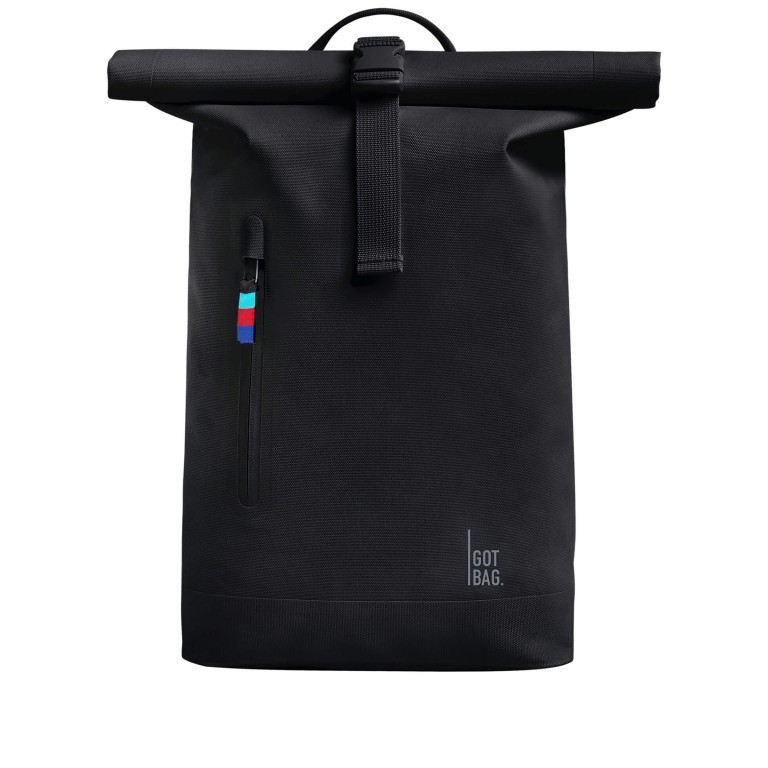 Rucksack Rolltop Small Black, Farbe: schwarz, Marke: Got Bag, EAN: 4260483884832, Abmessungen in cm: 24x40x12, Bild 1 von 10