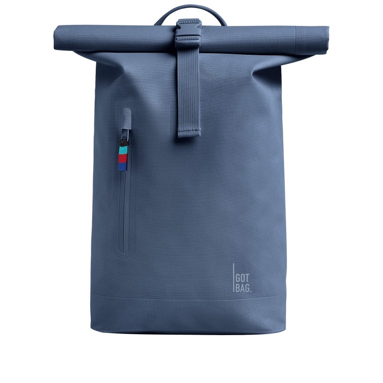 Rucksack Rolltop Small Bay Blue, Farbe: blau/petrol, Marke: Got Bag, EAN: 4260483884887, Abmessungen in cm: 24x40x12, Bild 1 von 10