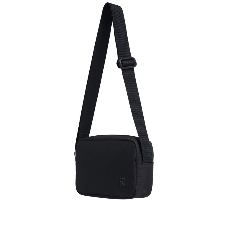 Umhängetasche Crossbody Bag Monochrome Black, Farbe: schwarz, Marke: Got Bag, EAN: 4260483886539, Abmessungen in cm: 20x14x7, Bild 2 von 7