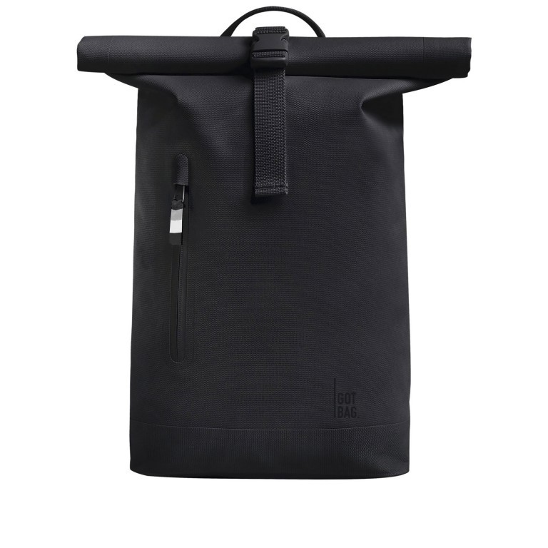 Rucksack Rolltop Small Monochrome Black, Farbe: schwarz, Marke: Got Bag, EAN: 4260483885488, Abmessungen in cm: 24x40x12, Bild 1 von 6