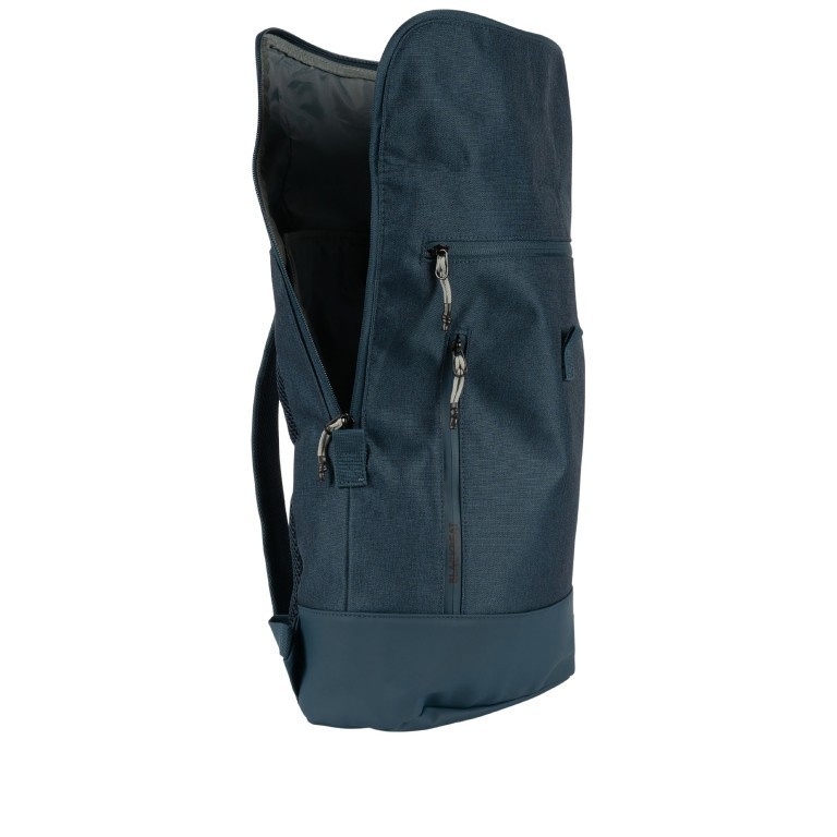 Rucksack BBRS60-F mit Rolltop Dark Blue, Farbe: blau/petrol, Marke: Blackbeat, EAN: 4066727000989, Abmessungen in cm: 24.5x44x12, Bild 5 von 6