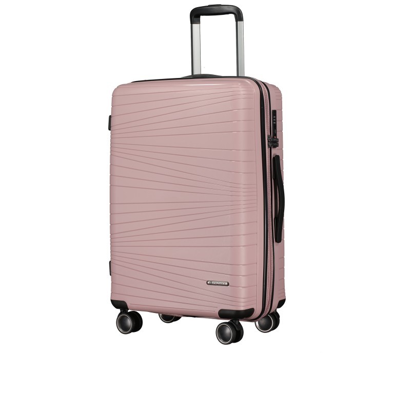 Koffer PP14 Größe 66 cm Pink Dusty, Farbe: rosa/pink, Marke: Franky, EAN: 4251885929818, Abmessungen in cm: 43x66x27, Bild 2 von 11