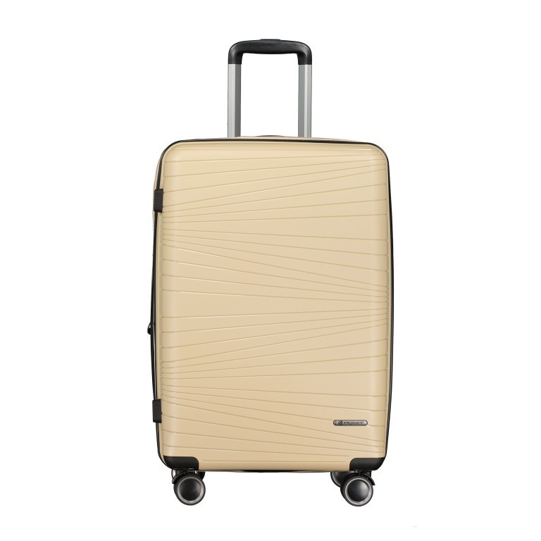Koffer PP14 Größe 66 cm Beige, Farbe: beige, Marke: Franky, EAN: 4251885929849, Abmessungen in cm: 43x66x27, Bild 1 von 11