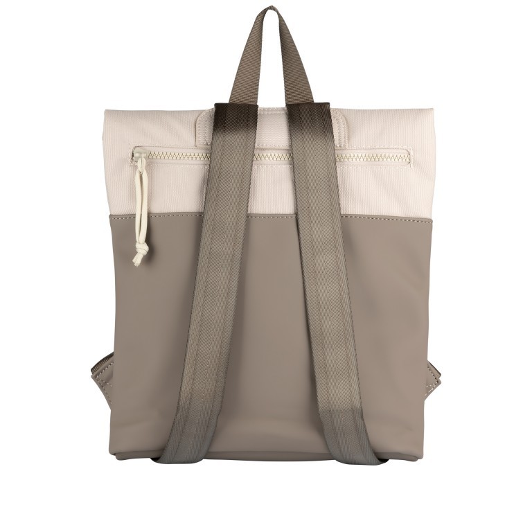 Rucksack Los Angeles Backham erweiterbar Taupe, Farbe: taupe/khaki, Marke: Blackbeat, EAN: 4066727004604, Abmessungen in cm: 25.5x32x7.5, Bild 3 von 8