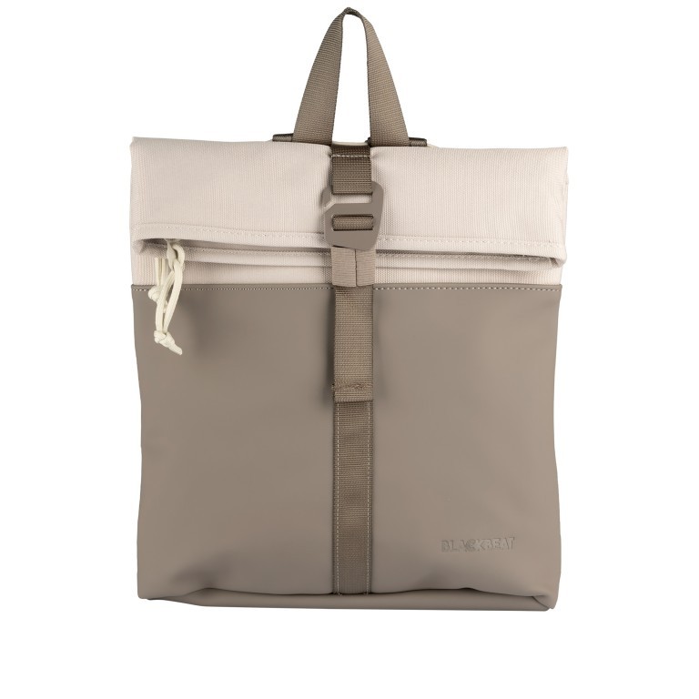 Rucksack Los Angeles Backham erweiterbar Taupe, Farbe: taupe/khaki, Marke: Blackbeat, EAN: 4066727004604, Abmessungen in cm: 25.5x32x7.5, Bild 1 von 8