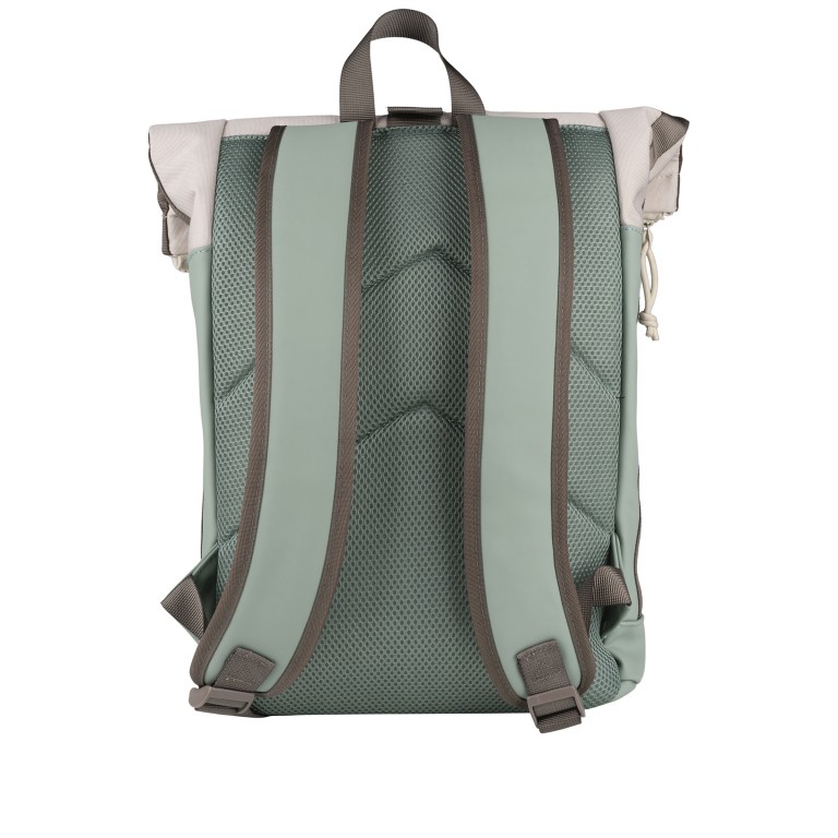 Rucksack Backham New York mit Laptopfach 14 Salie Green, Farbe: grün/oliv, Marke: Blackbeat, EAN: 4066727004642, Abmessungen in cm: 28x42x11.5, Bild 3 von 7