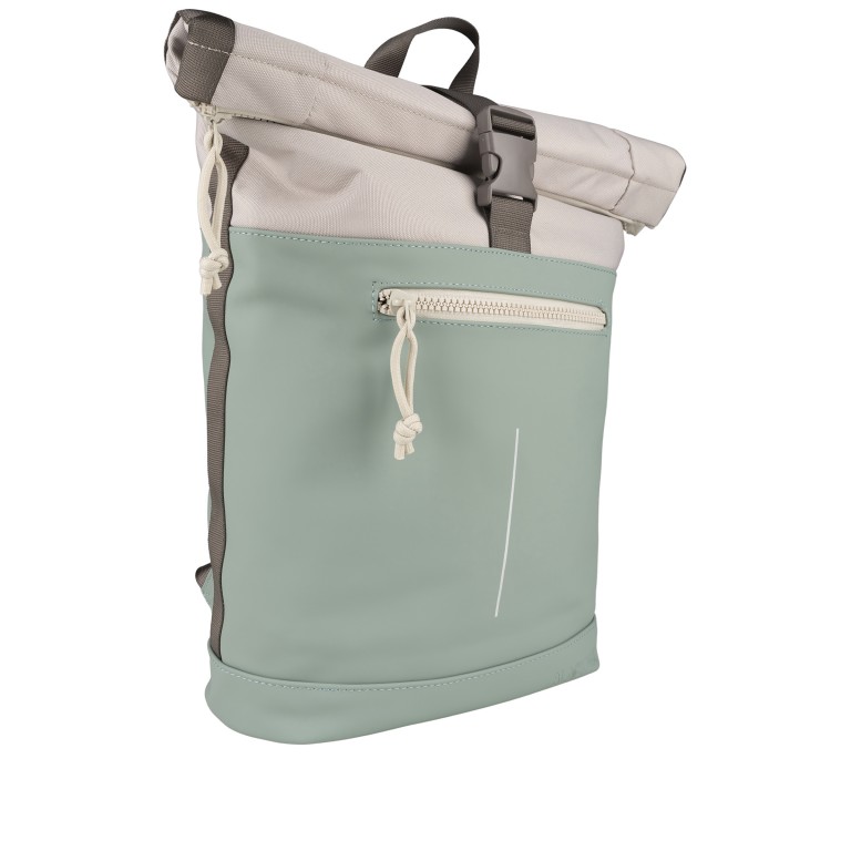 Rucksack Backham New York mit Laptopfach 14 Salie Green, Farbe: grün/oliv, Marke: Blackbeat, EAN: 4066727004642, Abmessungen in cm: 28x42x11.5, Bild 2 von 7
