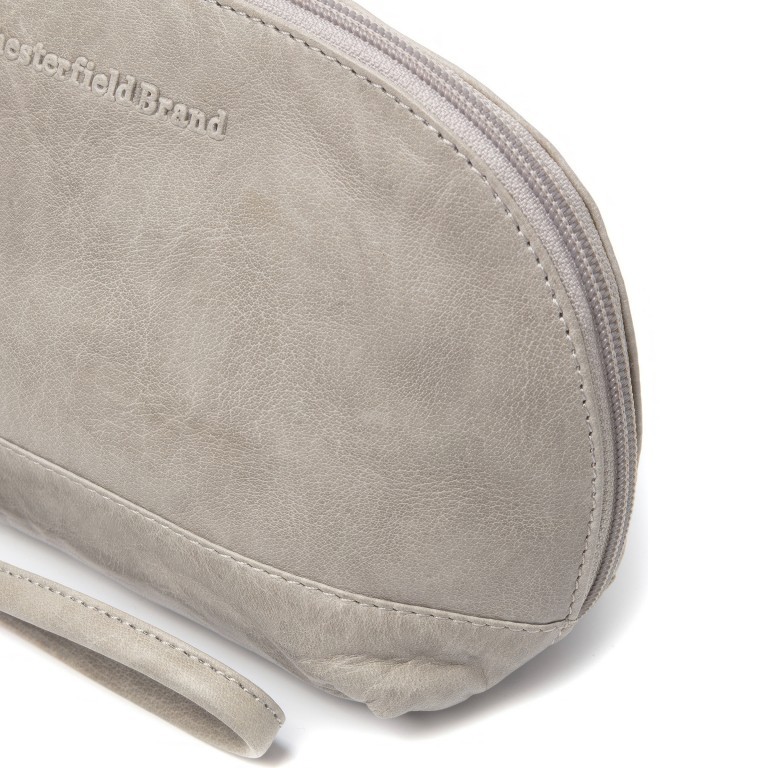 Kulturbeutel Torino Light Grey, Farbe: grau, Marke: The Chesterfield Brand, EAN: 8719241090146, Abmessungen in cm: 20x13x8, Bild 5 von 5