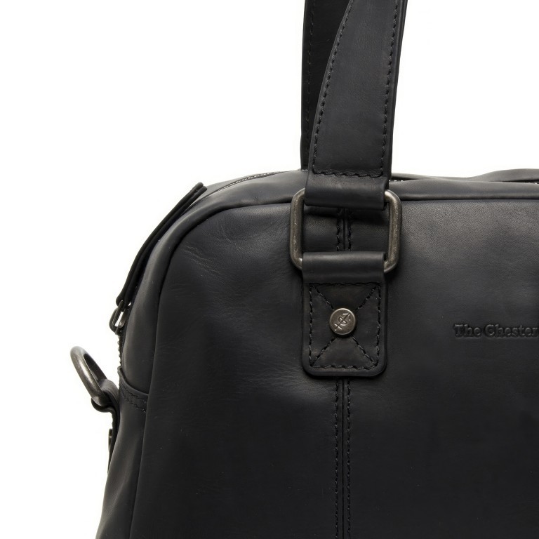 Handtasche Dover Black, Farbe: schwarz, Marke: The Chesterfield Brand, EAN: 8719241100685, Abmessungen in cm: 34x22x14, Bild 6 von 6