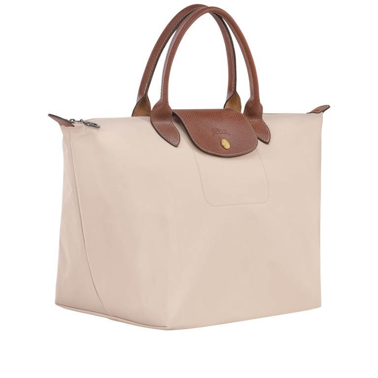 Handtasche Le Pliage Handtasche M Paper, Farbe: beige, Marke: Longchamp, EAN: 3597922260478, Abmessungen in cm: 30x28x20, Bild 2 von 5