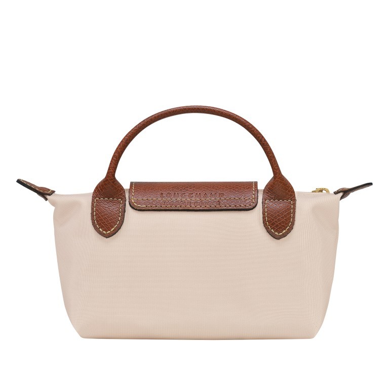 Kosmetiktasche Le Pliage Pochette Paper, Farbe: beige, Marke: Longchamp, EAN: 3597922260874, Abmessungen in cm: 17x10x5.5, Bild 3 von 5