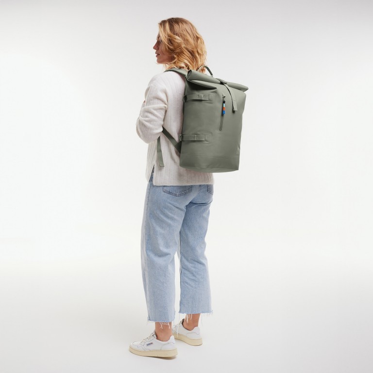 Rucksack Rolltop 2.0 Bass, Farbe: grün/oliv, Marke: Got Bag, EAN: 4260483886607, Abmessungen in cm: 33x43x16, Bild 6 von 13