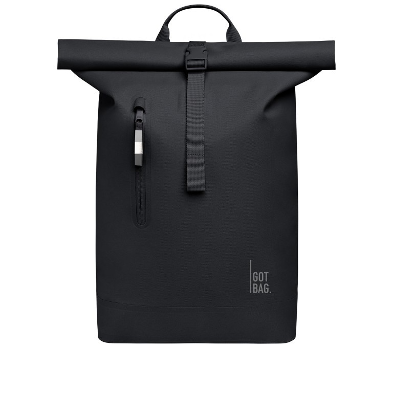 Rucksack Rolltop Lite 2.0 Monochrome Black, Farbe: schwarz, Marke: Got Bag, EAN: 4260483886461, Abmessungen in cm: 32x42x15, Bild 1 von 12