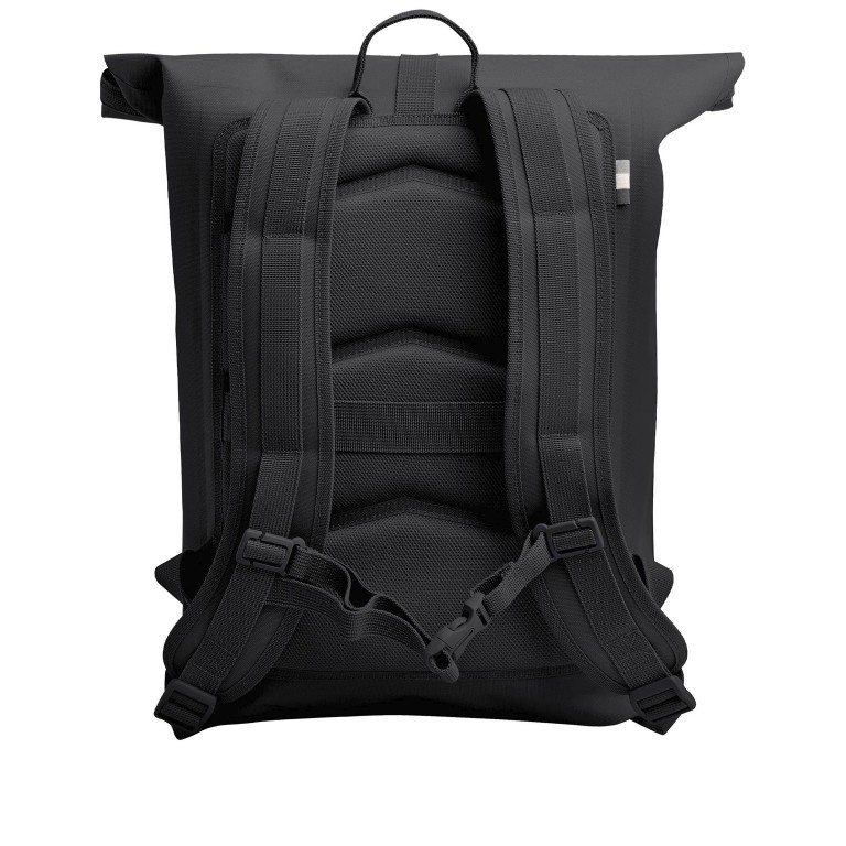 Rucksack Rolltop Lite 2.0 Monochrome Black, Farbe: schwarz, Marke: Got Bag, EAN: 4260483886461, Abmessungen in cm: 32x42x15, Bild 4 von 12