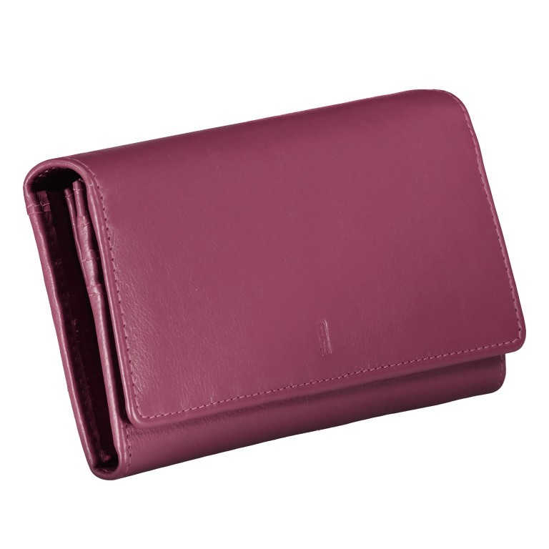 Geldbörse Nappa mit RFID-Schutz Pink, Farbe: rosa/pink, Marke: Hausfelder Manufaktur, EAN: 4065646016378, Abmessungen in cm: 19x10.5x3, Bild 2 von 4