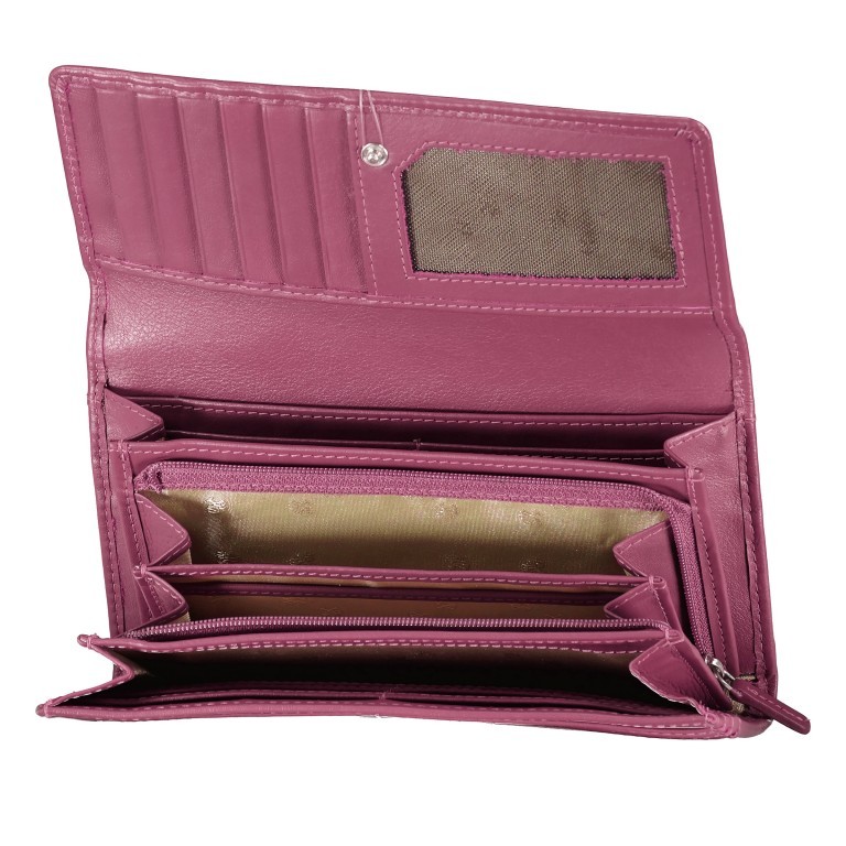 Geldbörse Nappa mit RFID-Schutz Pink, Farbe: rosa/pink, Marke: Hausfelder Manufaktur, EAN: 4065646016378, Abmessungen in cm: 19x10.5x3, Bild 4 von 4