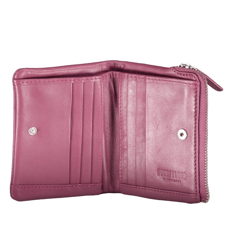 Geldbörse Nappa Pink, Farbe: rosa/pink, Marke: Hausfelder Manufaktur, EAN: 4065646016408, Abmessungen in cm: 9.5x11.5x2.5, Bild 4 von 4