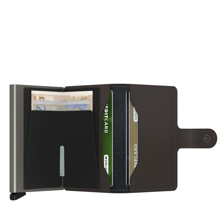 Geldbörse Miniwallet Matte Truffle, Farbe: braun, Marke: Secrid, EAN: 8718215284215, Abmessungen in cm: 6.8x10.2x2.1, Bild 3 von 5