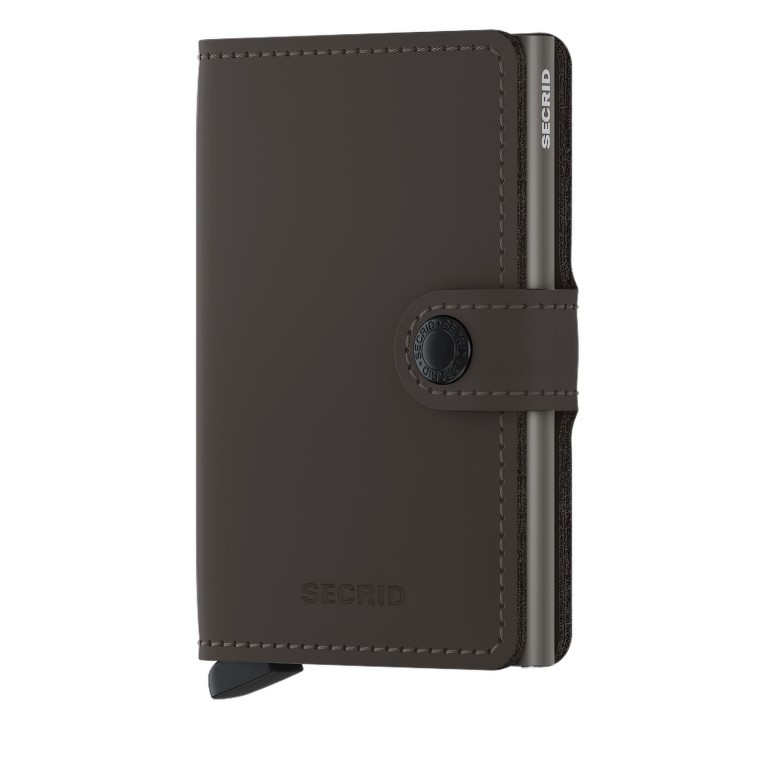 Geldbörse Miniwallet Matte Truffle, Farbe: braun, Marke: Secrid, EAN: 8718215284215, Abmessungen in cm: 6.8x10.2x2.1, Bild 1 von 5