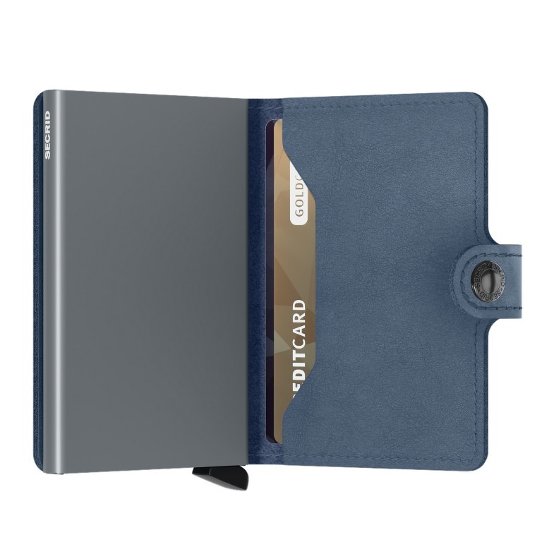 Geldbörse Miniwallet Original mit RFID-Schutz Ice Blue, Farbe: blau/petrol, Marke: Secrid, EAN: 8718215284130, Abmessungen in cm: 6.8x10.2x2.1, Bild 4 von 5