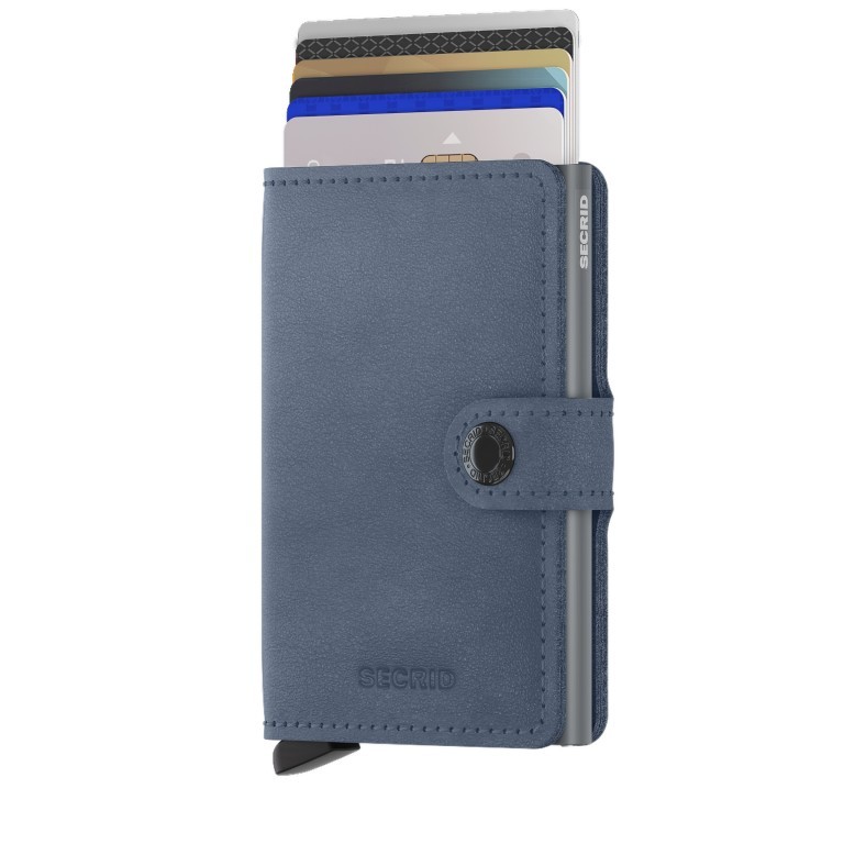 Geldbörse Miniwallet Original mit RFID-Schutz Ice Blue, Farbe: blau/petrol, Marke: Secrid, EAN: 8718215284130, Abmessungen in cm: 6.8x10.2x2.1, Bild 5 von 5