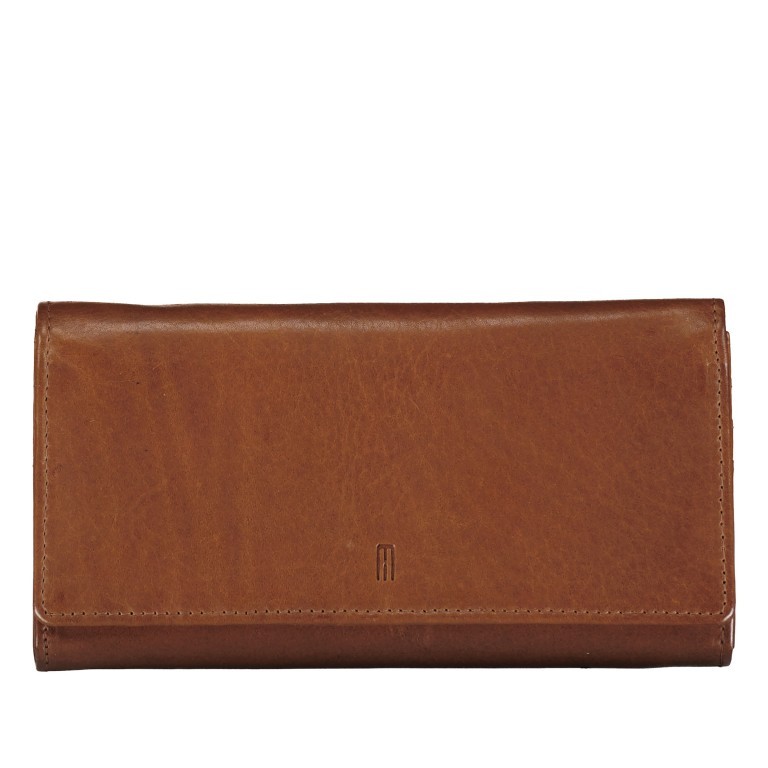 Geldbörse Vintage mit RFID-Schutz Dark Cognac, Farbe: cognac, Marke: Hausfelder Manufaktur, EAN: 4065646016330, Abmessungen in cm: 19x10x2.5, Bild 1 von 4
