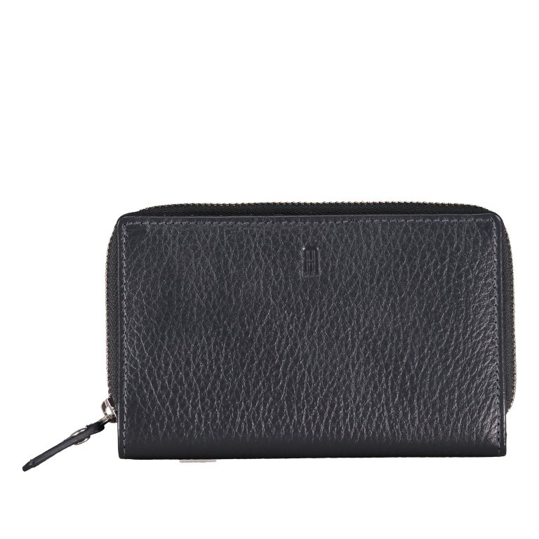 Geldbörse Dark Blue, Farbe: blau/petrol, Marke: Hausfelder Manufaktur, EAN: 4065646016538, Abmessungen in cm: 14.5x9x2, Bild 1 von 5