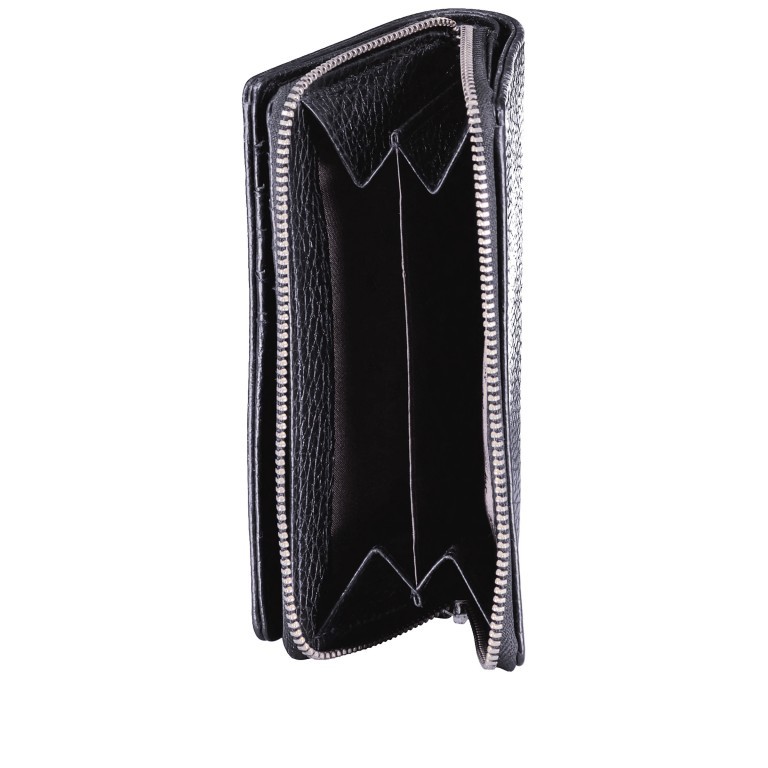 Geldbörse Dark Blue, Farbe: blau/petrol, Marke: Hausfelder Manufaktur, EAN: 4065646016538, Abmessungen in cm: 14.5x9x2, Bild 5 von 5