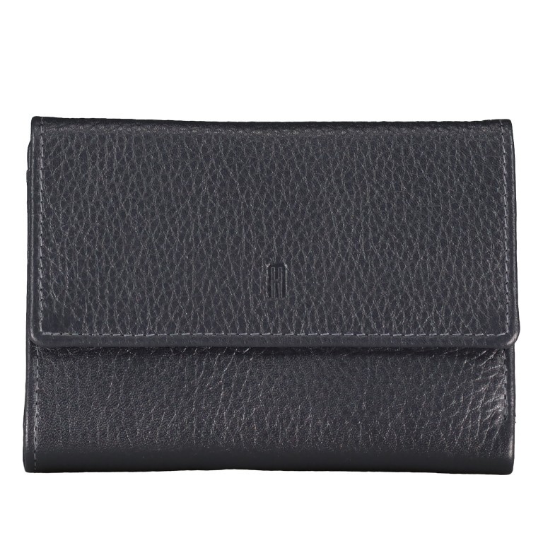 Geldbörse Dark Blue, Farbe: blau/petrol, Marke: Hausfelder Manufaktur, EAN: 4065646016569, Abmessungen in cm: 14.2x10x2.5, Bild 1 von 5