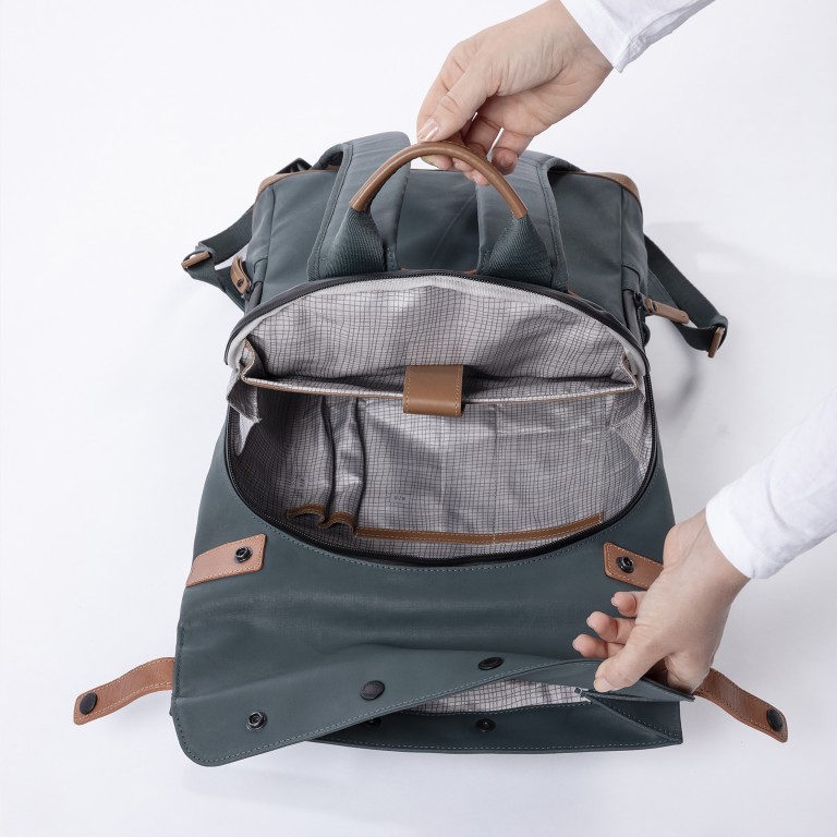 Rucksack Japan Yokohama Cosmic Void, Farbe: blau/petrol, Marke: Aunts & Uncles, EAN: 4250394994959, Abmessungen in cm: 28x40x10, Bild 6 von 8