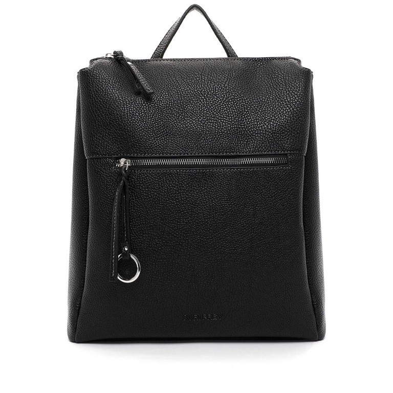 Rucksack Debby 14141 Black, Farbe: schwarz, Marke: Suri Frey, EAN: 4056185196690, Abmessungen in cm: 30x37x12, Bild 1 von 7