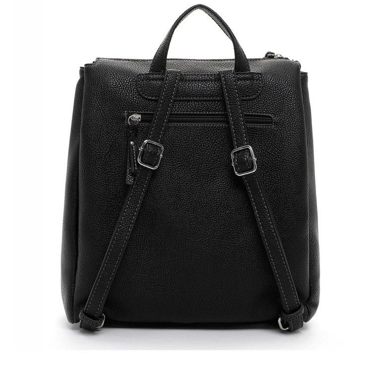 Rucksack Debby 14141 Black, Farbe: schwarz, Marke: Suri Frey, EAN: 4056185196690, Abmessungen in cm: 30x37x12, Bild 3 von 7