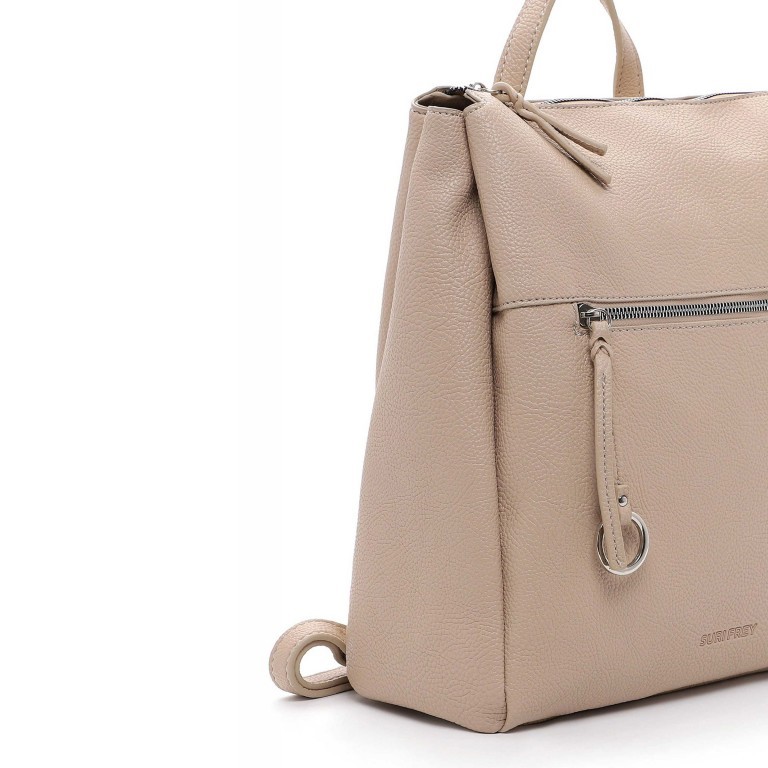 Rucksack Debby 14141 Sand, Farbe: beige, Marke: Suri Frey, EAN: 4056185196713, Abmessungen in cm: 30x37x12, Bild 7 von 7