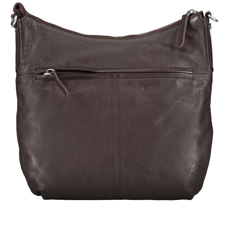 Beuteltasche Nappa Dark Blue, Farbe: blau/petrol, Marke: Hausfelder Manufaktur, EAN: 4065646015418, Abmessungen in cm: 29x26.5x6, Bild 3 von 7