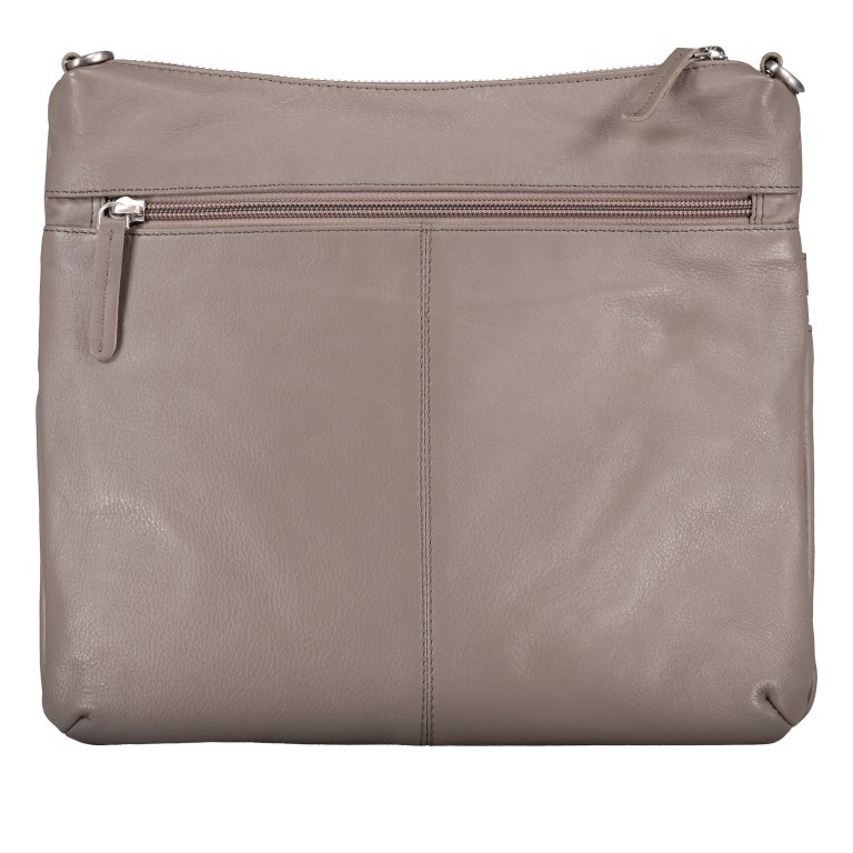 Umhängetasche Mid Grey, Farbe: taupe/khaki, Marke: Hausfelder Manufaktur, EAN: 4065646015456, Abmessungen in cm: 30x26x2, Bild 3 von 6