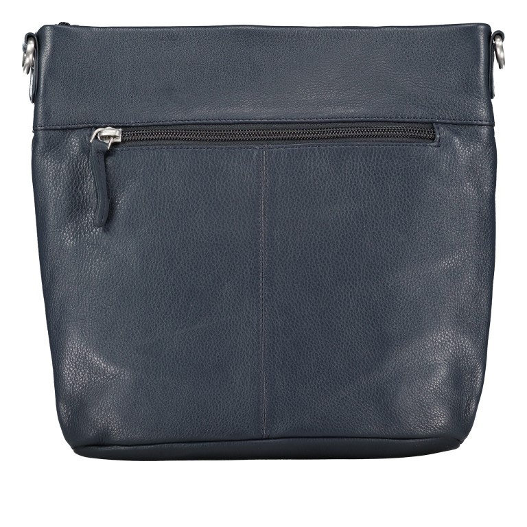 Umhängetasche Nappa Dark Blue, Farbe: blau/petrol, Marke: Hausfelder Manufaktur, EAN: 4065646015524, Abmessungen in cm: 22.5x24.5x6.5, Bild 3 von 6