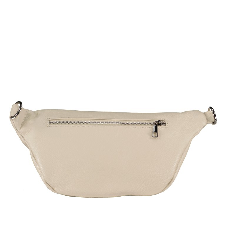 Gürteltasche Silberbeschlag Beige, Farbe: beige, Marke: Hausfelder Manufaktur, EAN: 4065646018174, Abmessungen in cm: 36x16.5x10, Bild 3 von 7