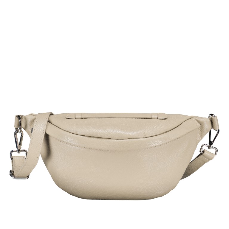 Gürteltasche Silberbeschlag Beige, Farbe: beige, Marke: Hausfelder Manufaktur, EAN: 4065646018174, Abmessungen in cm: 36x16.5x10, Bild 1 von 7