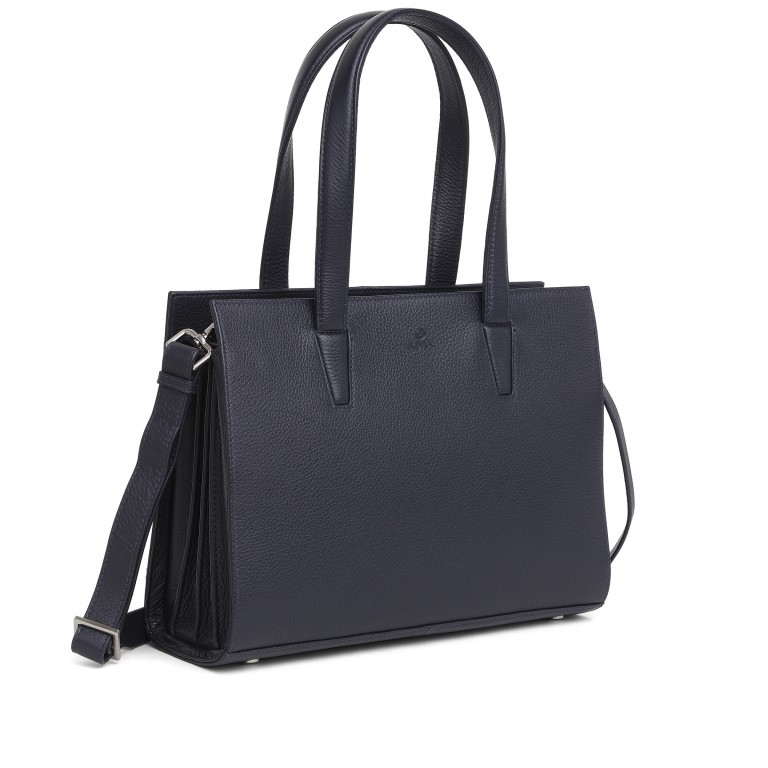 Shopper Cormorano Aline Blue, Farbe: blau/petrol, Marke: Adax, EAN: 5705483227009, Abmessungen in cm: 36x26x14, Bild 2 von 7