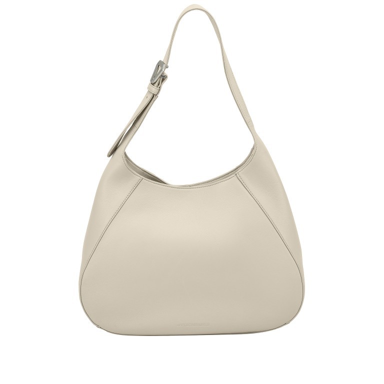 Beuteltasche Catia Silky Leather Off White, Farbe: beige, Marke: Les Visionnaires, EAN: 4262415525790, Abmessungen in cm: 37x30x9, Bild 1 von 7