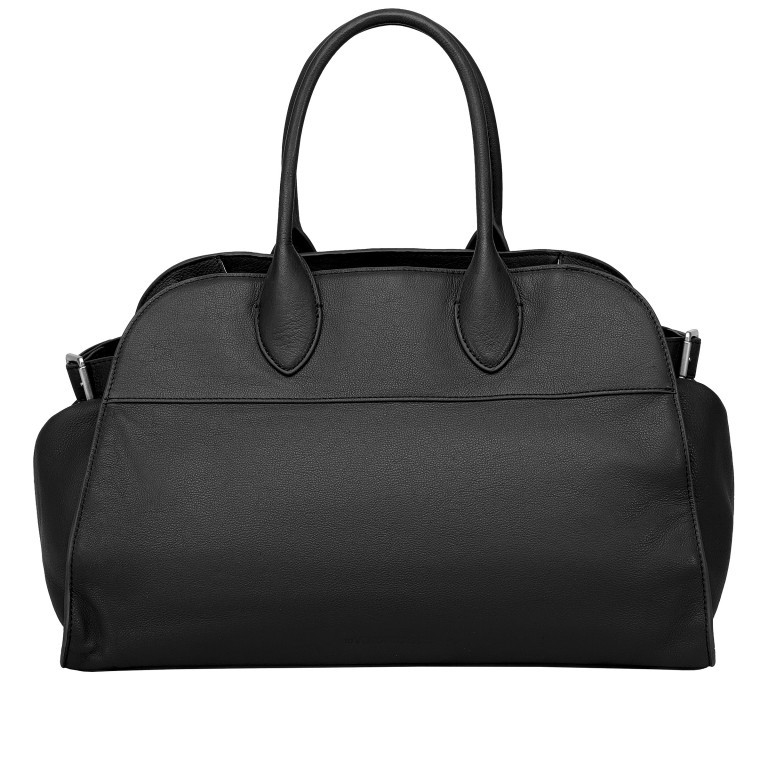 Handtasche Esme Soft Grainy Black, Farbe: schwarz, Marke: Les Visionnaires, EAN: 4262415527015, Abmessungen in cm: 39.5x24.5x21, Bild 1 von 7