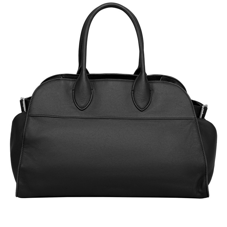 Handtasche Esme Soft Grainy Black, Farbe: schwarz, Marke: Les Visionnaires, EAN: 4262415527015, Abmessungen in cm: 39.5x24.5x21, Bild 3 von 7