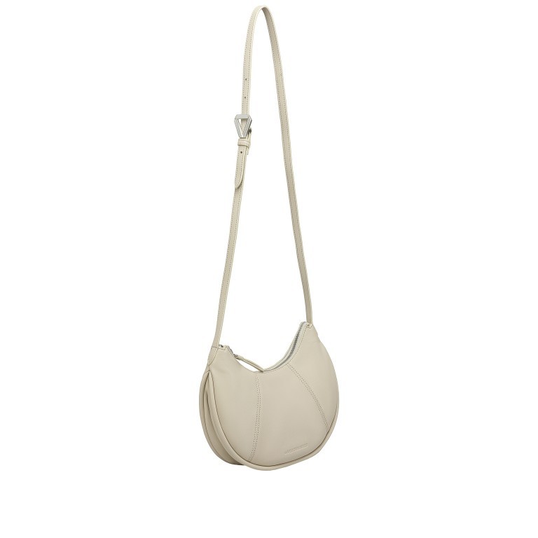 Umhängetasche Livie Silky Leather Off White, Farbe: beige, Marke: Les Visionnaires, EAN: 4262415529057, Abmessungen in cm: 28x22x4.5, Bild 2 von 7