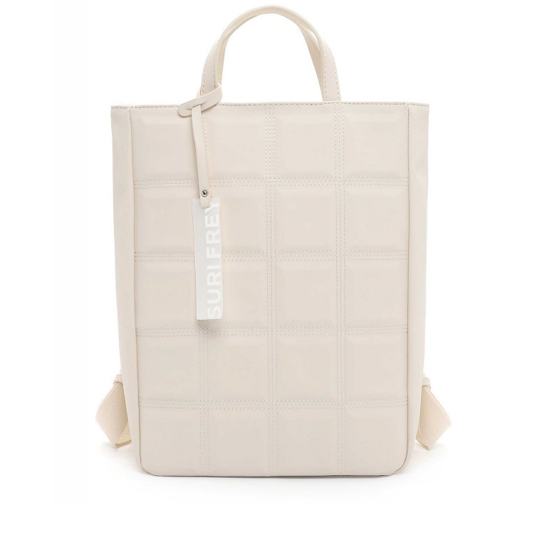 Rucksack Bobby 13560 mit Laptopfach 13 Zoll Cream, Farbe: beige, Marke: Suri Frey, EAN: 4056185196355, Abmessungen in cm: 27x37x11.5, Bild 1 von 7