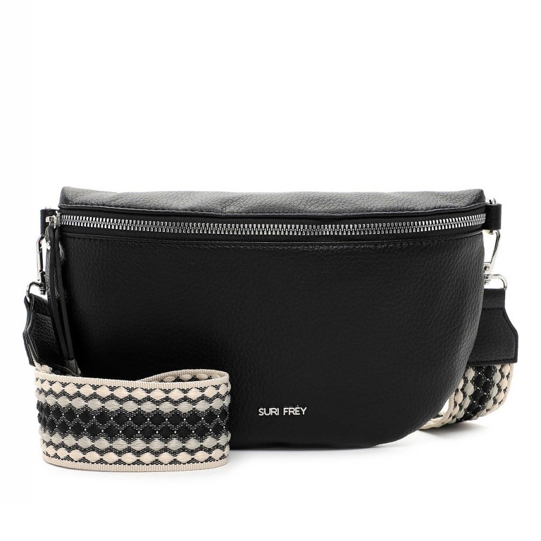Gürteltasche / Umhängetasche Laury 14253 Black, Farbe: schwarz, Marke: Suri Frey, EAN: 4056185198465, Abmessungen in cm: 26x15x7, Bild 1 von 5